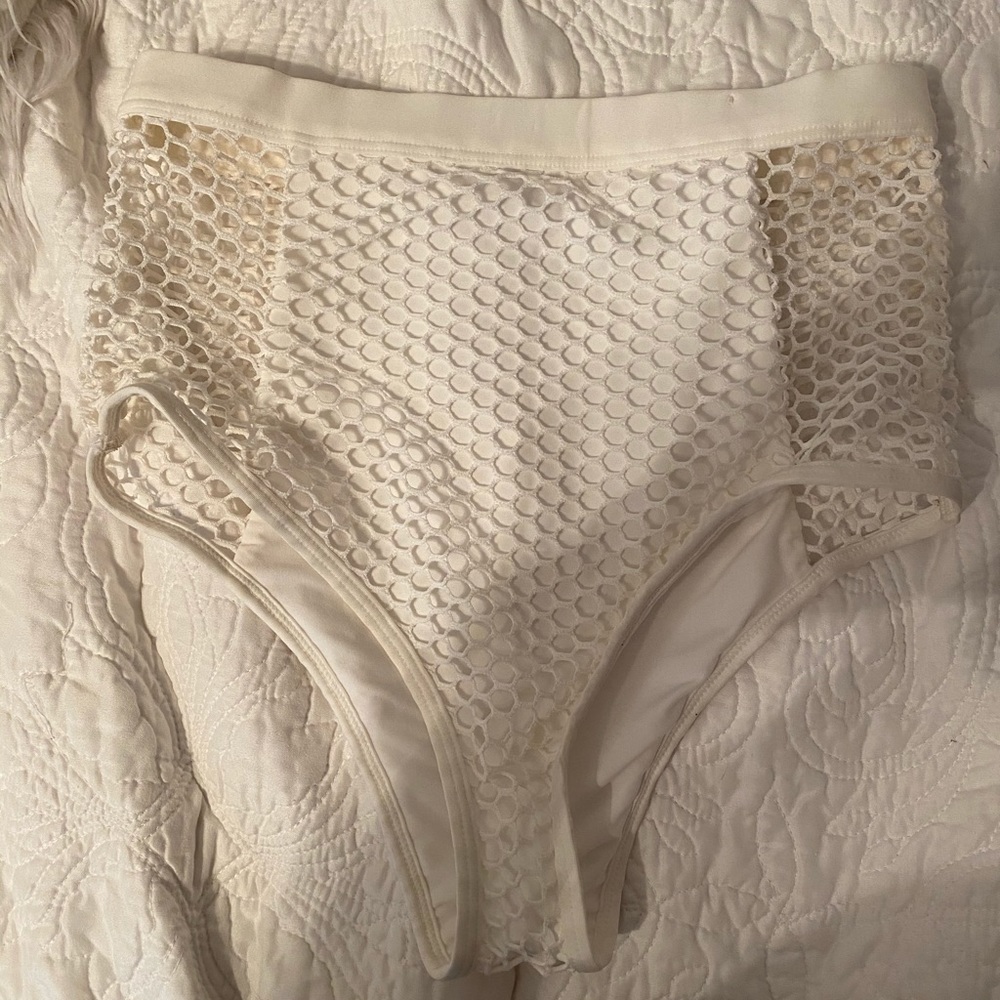 High waisted swim suit bottoms